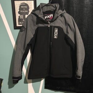 FXR Women's Black and Gray Ski Jacket